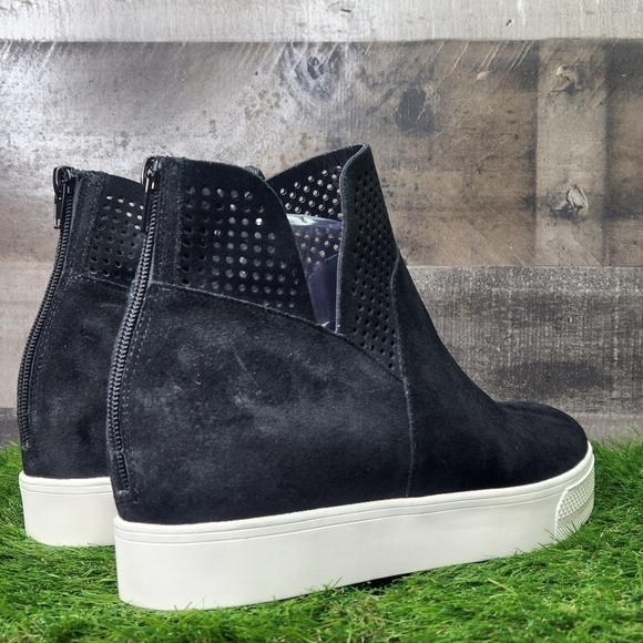 New Steve Madden WINNI Black suede Sz 10 - Picture 4 of 10